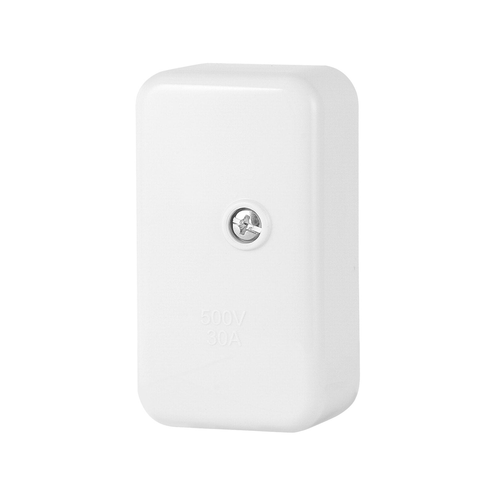 DETA Small Junction Box with 30A Insulated Connectors White Polycarbonate