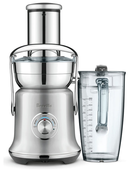 Breville Juice Fountain Cold XL Juicer 1500W - Brushed Stainless Steel, 2L Seal and Store Jug - BJE830BSS