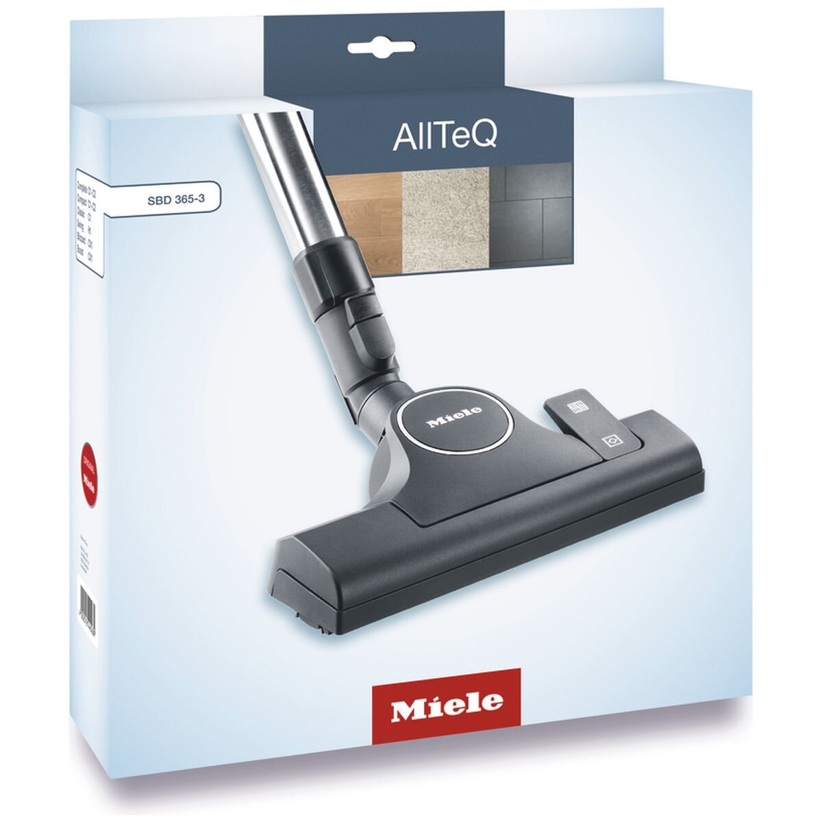 Miele SBD 365-3 AllTeQ vacuum cleaner floorhead - black, made in Germany, 2 year warranty - 11805640
