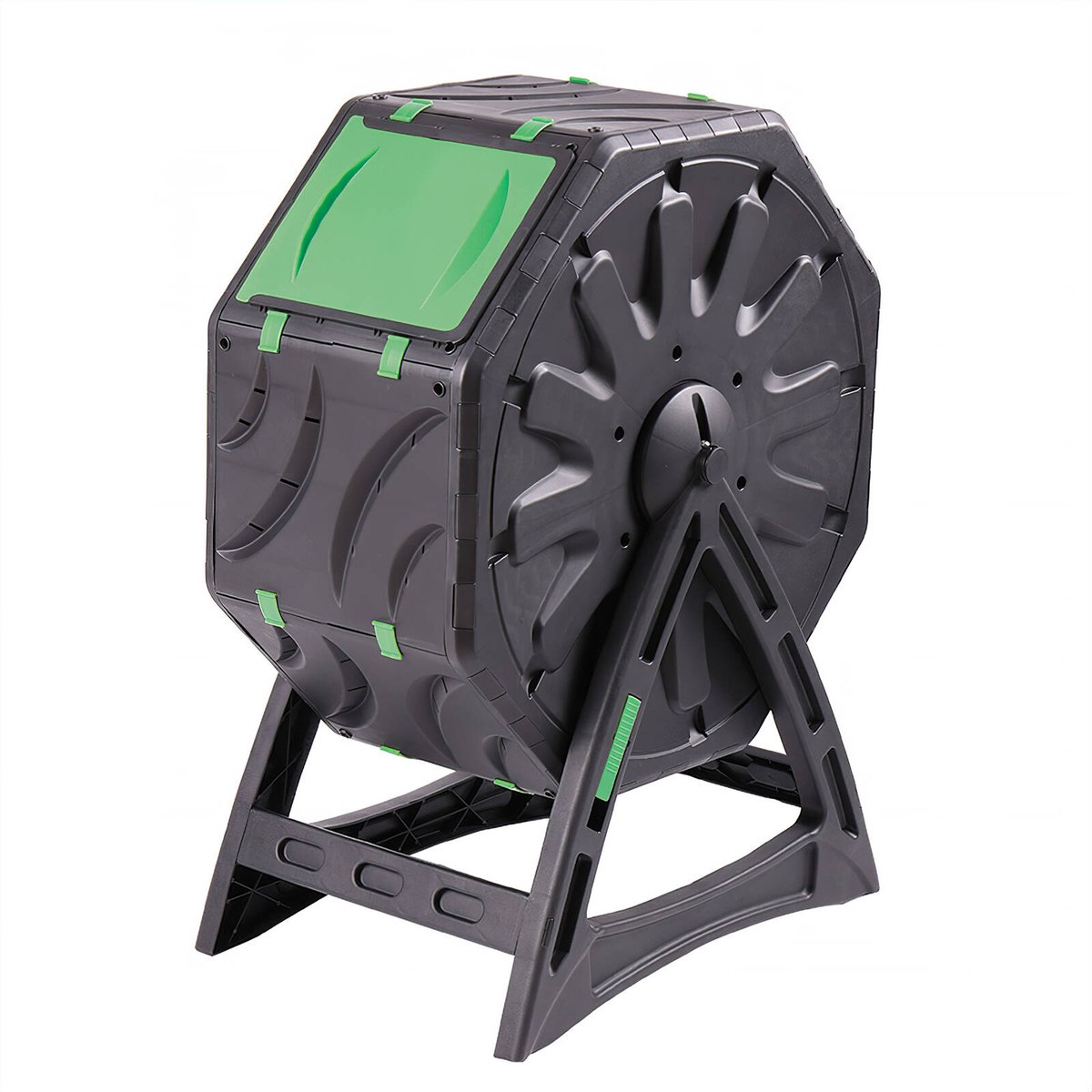 Saxon 65L Compost Tumbler, Rotating Polypropylene Compost Bin