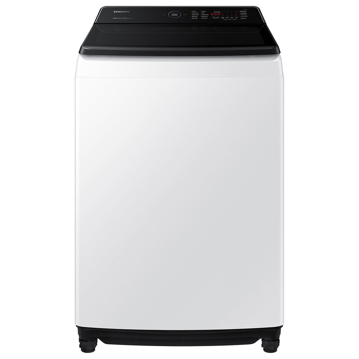 Samsung 9kg Top Load Washing Machine - Neat White, Digital Inverter Motor, Diamond Drum - WA90CG6745BW