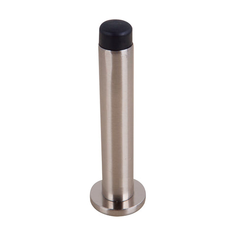 Adoored 110mm Satin Chrome Monument Door Stop Steel Interior Use