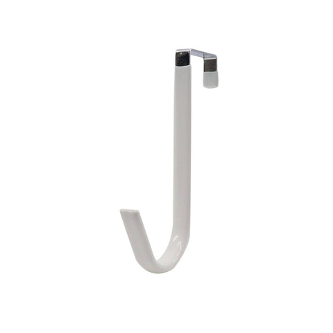 Adoored White Steel Over-The-Door Deco Hook - 2 Pack