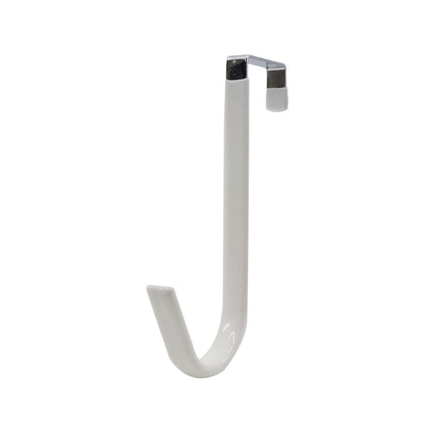 Adoored Over the Door Deco Hook 2 Pack - 130mm x 95mm - White - Easy Installation - SuperSaverAU - view 1