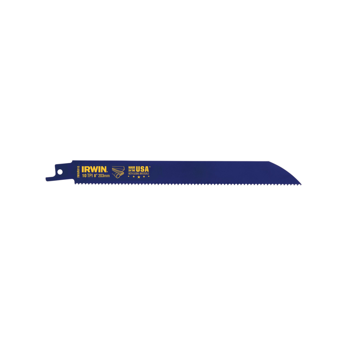 Irwin Bi Metal Reciprocating Saw Blade 5 Pack - 8" 10tpi - Black - SuperSaverAU - view 3