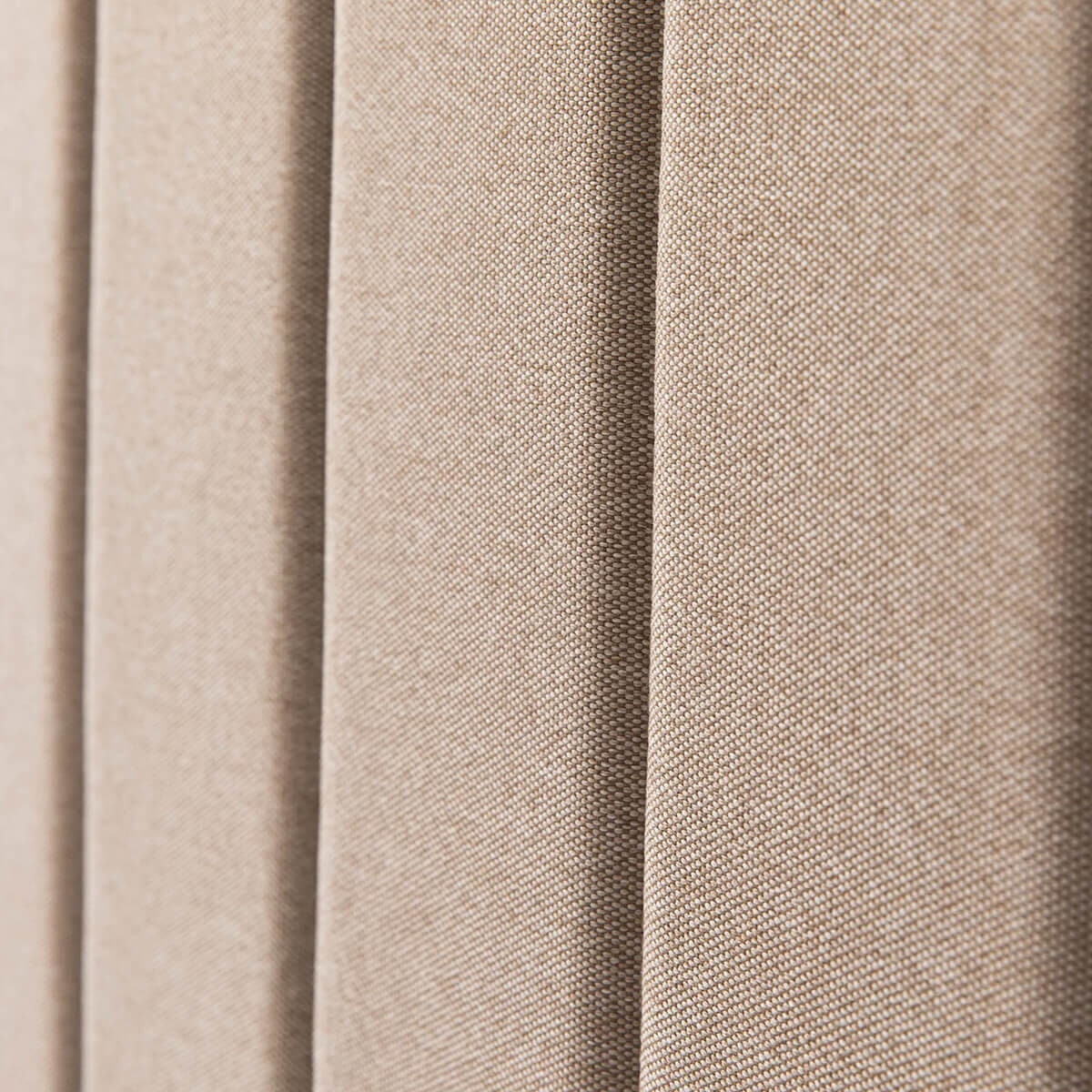 Zinus Debi queen upholstered fabric bed base - beige, tall headboard, no box spring required - AU-FHVP-Q