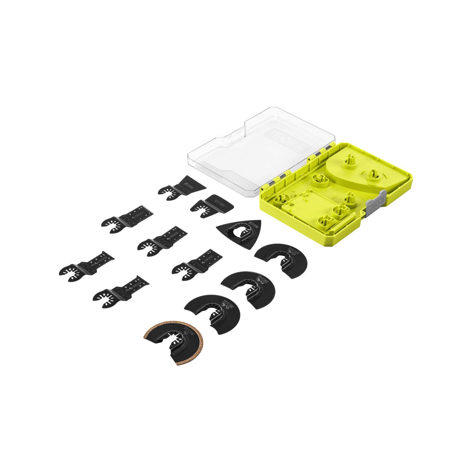 Ryobi 15-Piece Multi Tool Accessory Set - Sanding Sheets & Blades