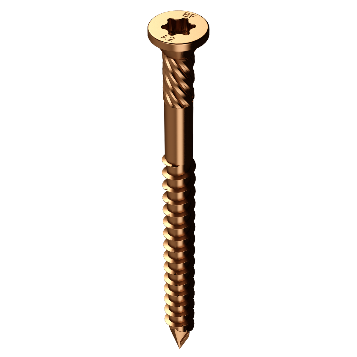 Bremick Ultrafast Decking Screw - 10g x 50mm - Stainless Steel 304 Bronze - 500 Pack - T20 Truss Head - Smooth Installation - SuperSaverAU - view 4