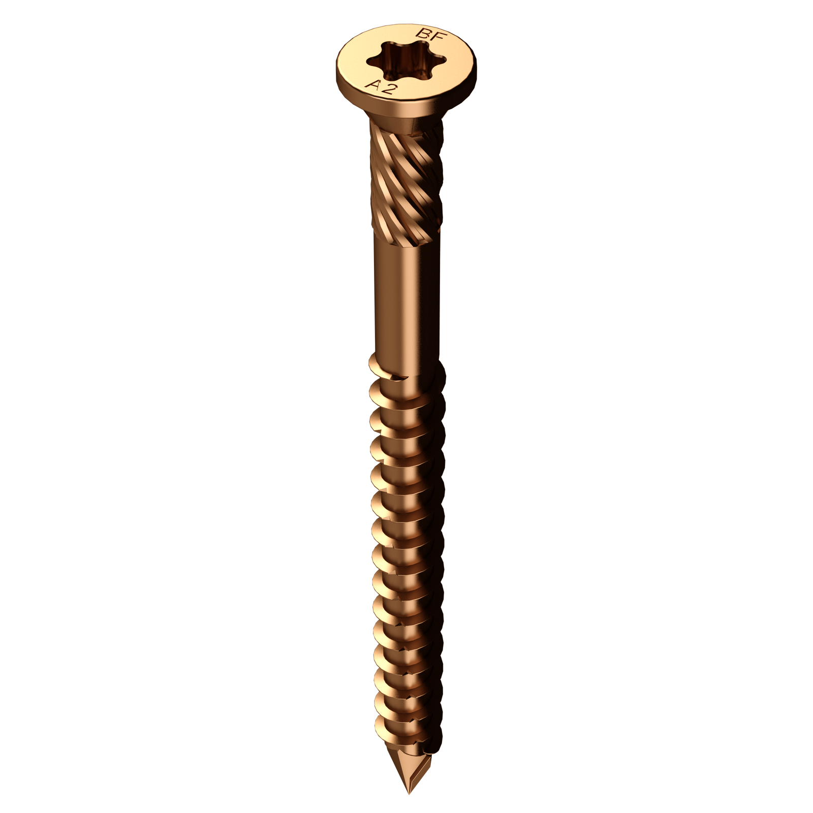 Bremick UltraFast 10g x 50mm 304 Stainless Bronze T20 Truss Head Decking Screw 500 Pack