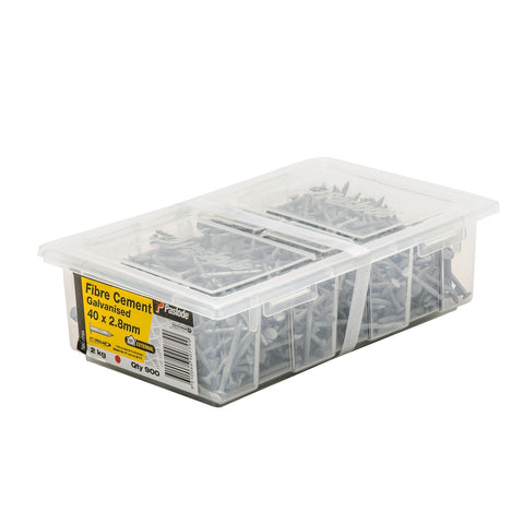 Paslode 40 x 2.8mm Galvanised Steel Fibre Cement Nails 2kg - 900 Pack