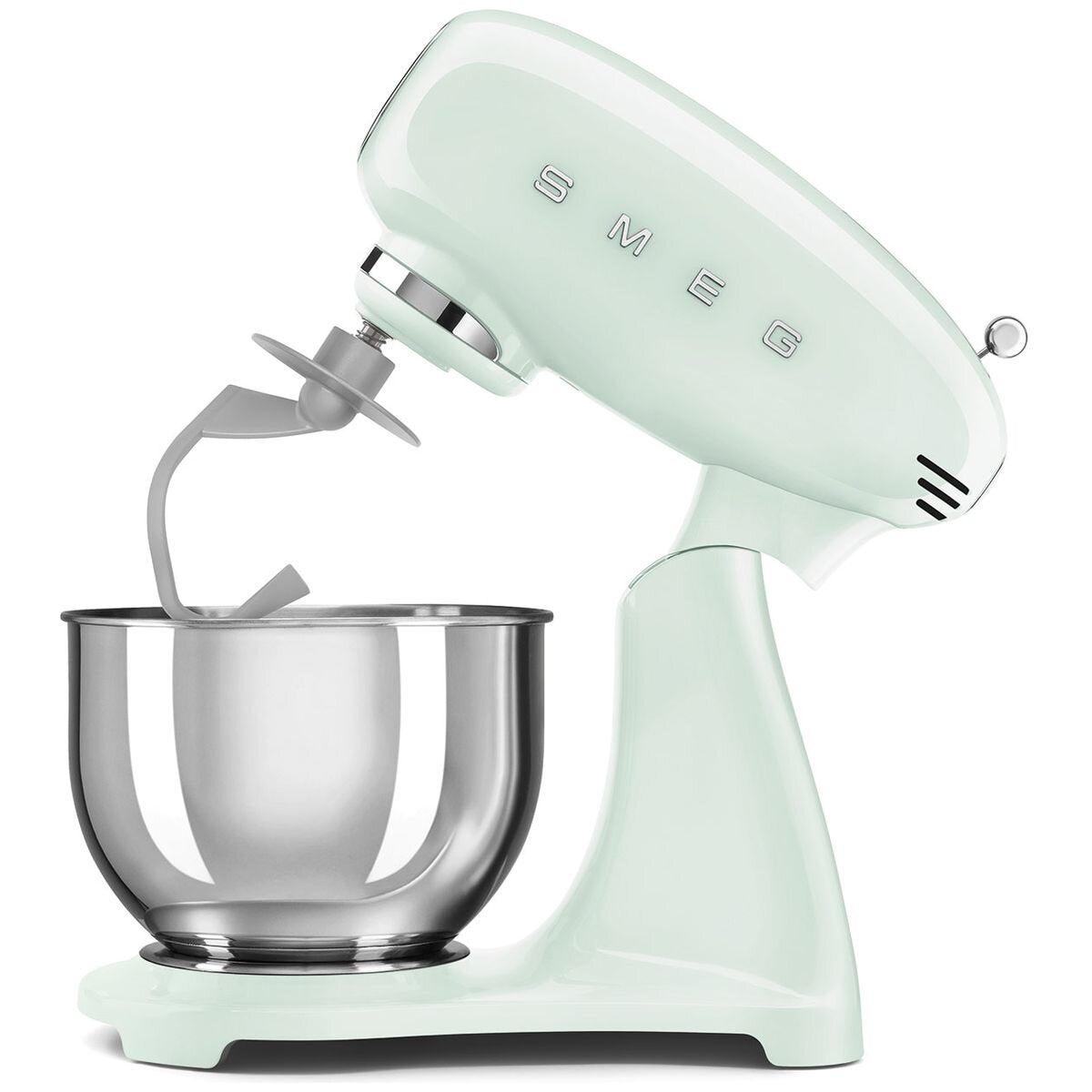 Smeg 50s retro style stand mixer 4.8L - Green finish, 800W, 10 speeds, planetary mixing - SMF03PGAU
