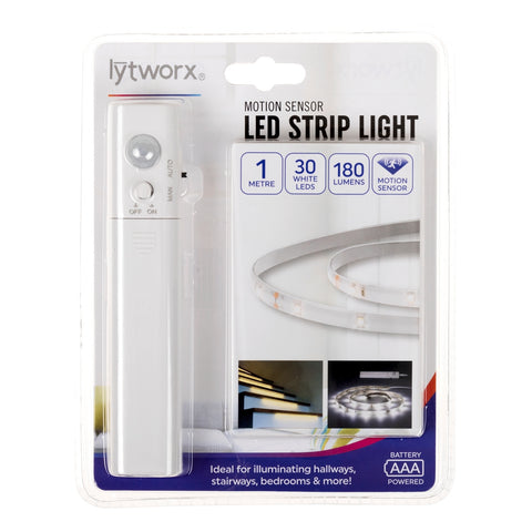 Lytworx 1m 180lm Motion Sensor LED Strip Light 61111