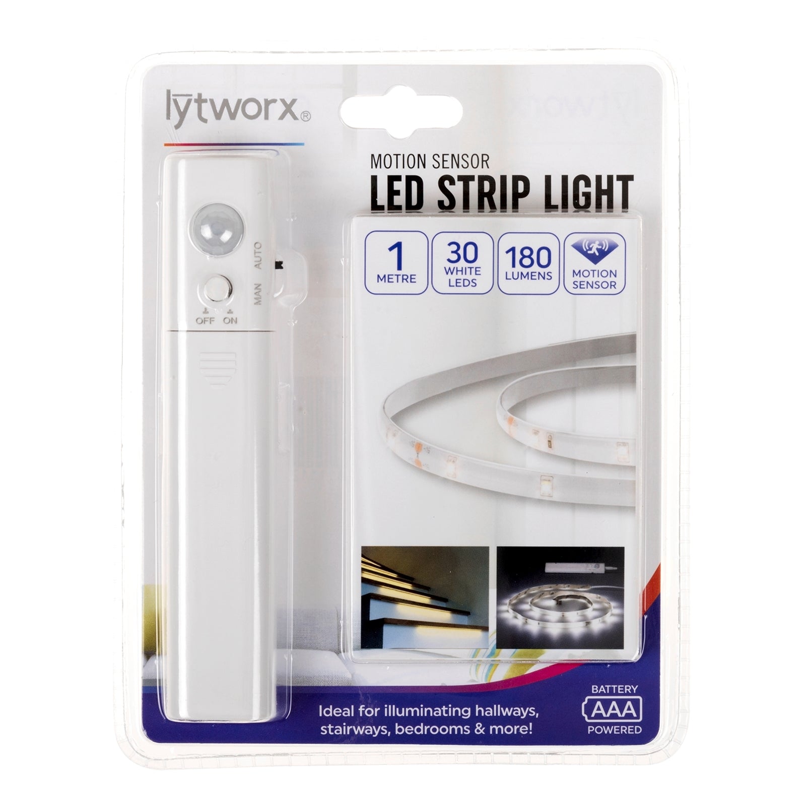 Lytworx 1m 180lm Motion Sensor LED Strip Light 61111