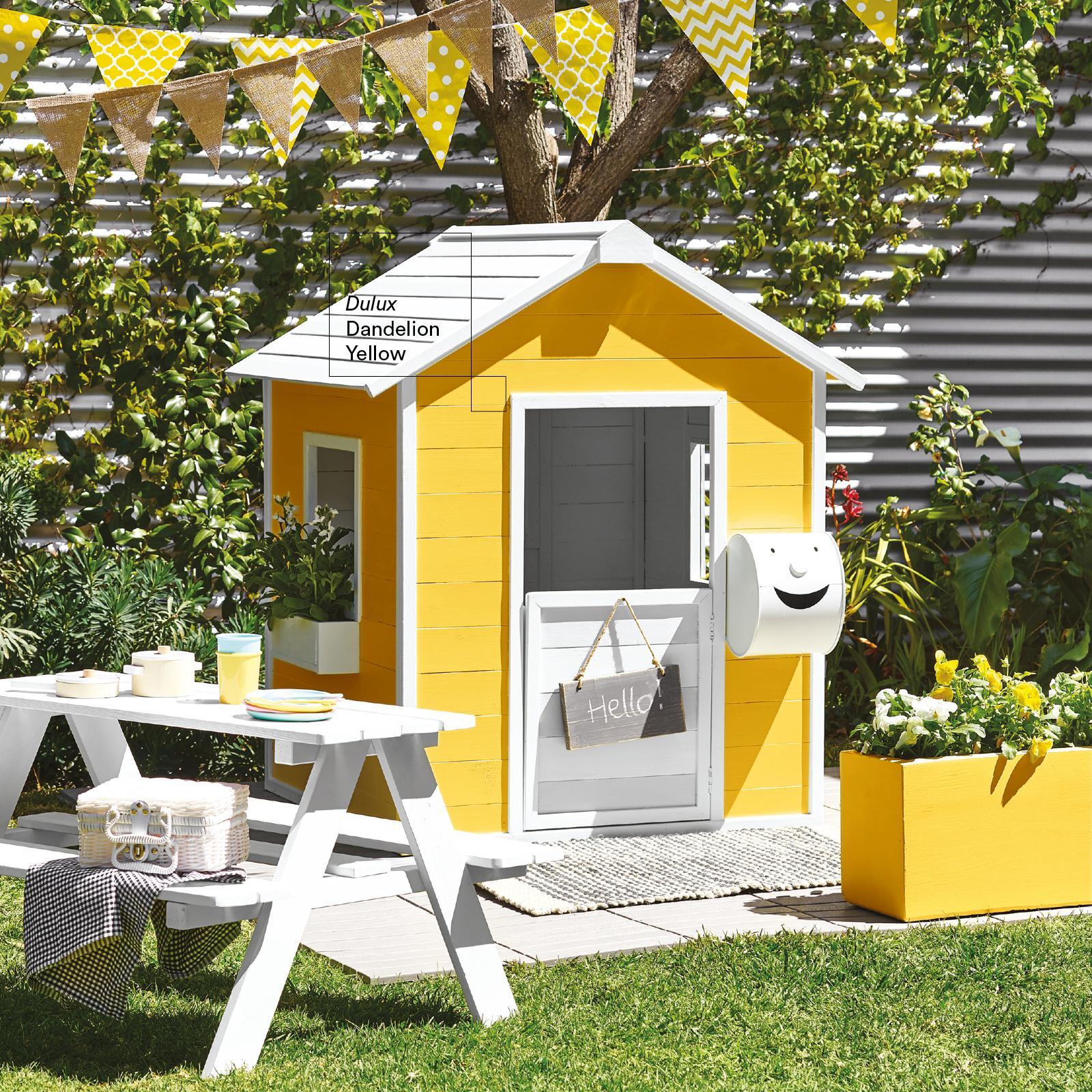 Dulux Weathershield 4L Bold Yellow Gloss Exterior Paint