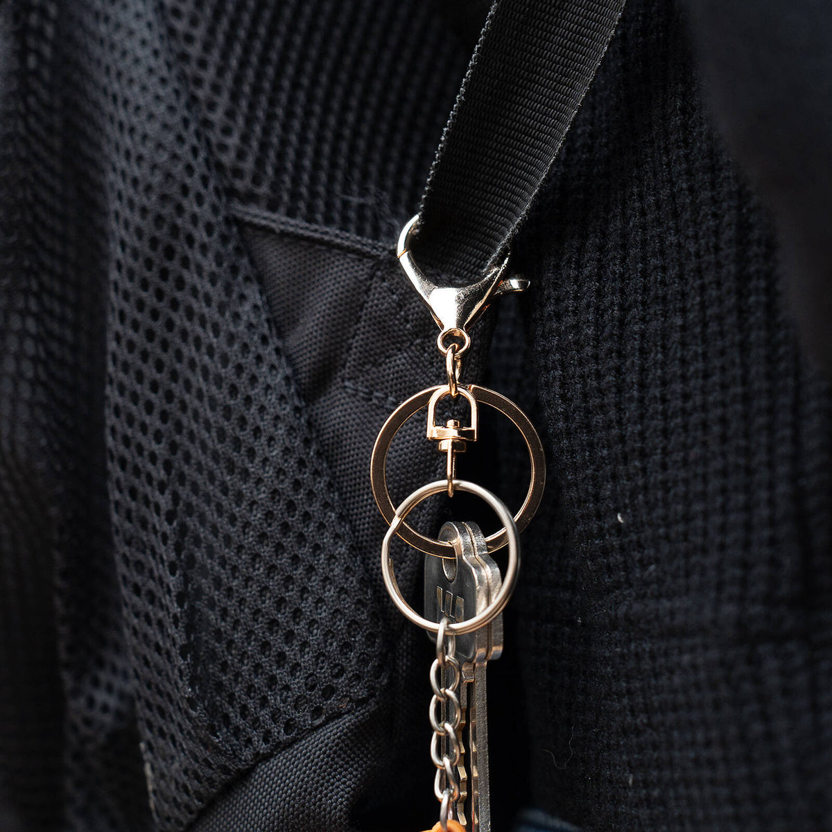 Taskmaster Gold Key Rings with Clip - 5 Pack