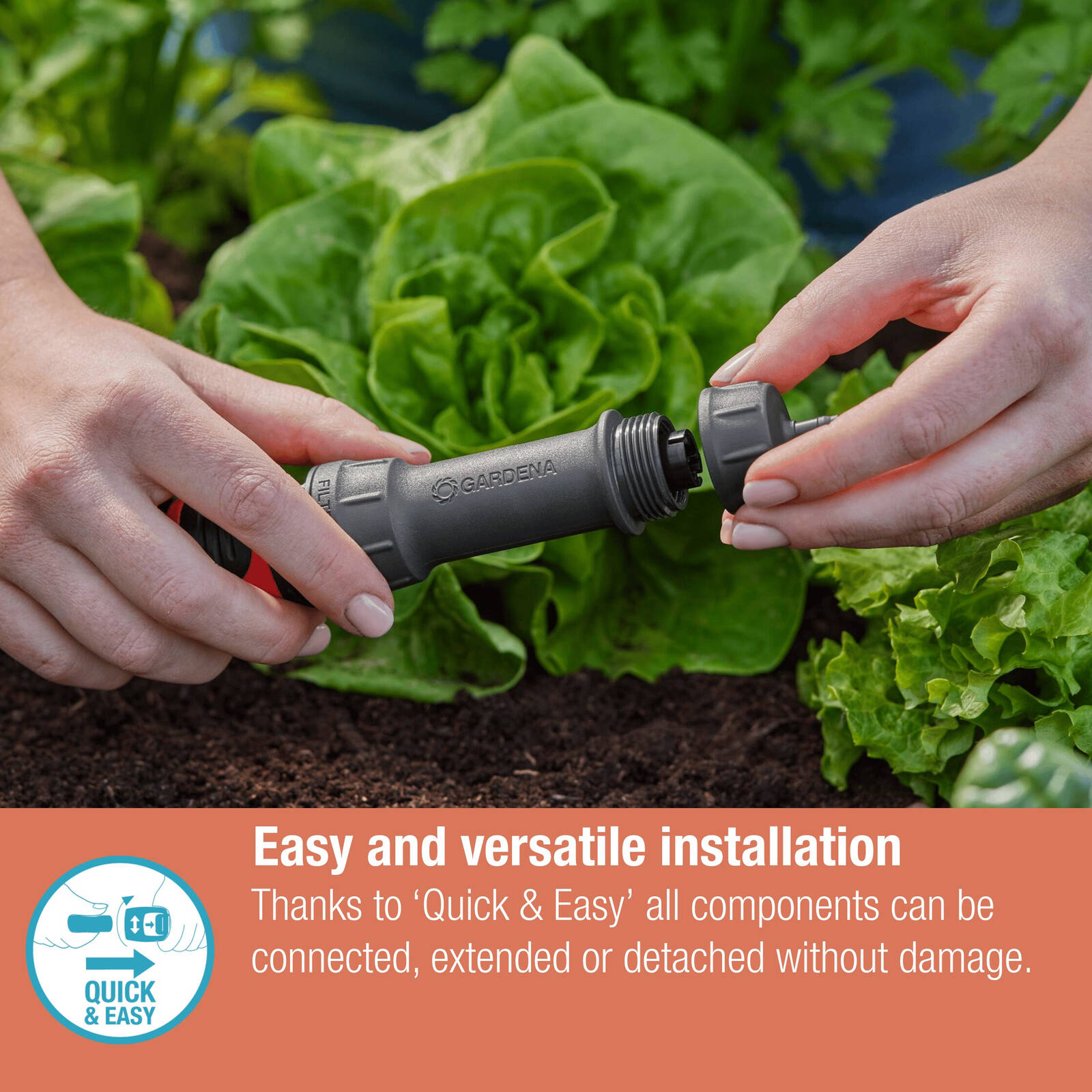 GARDENA Micro Irrigation Master Unit 1000 - 4.6mm Supply Pipe