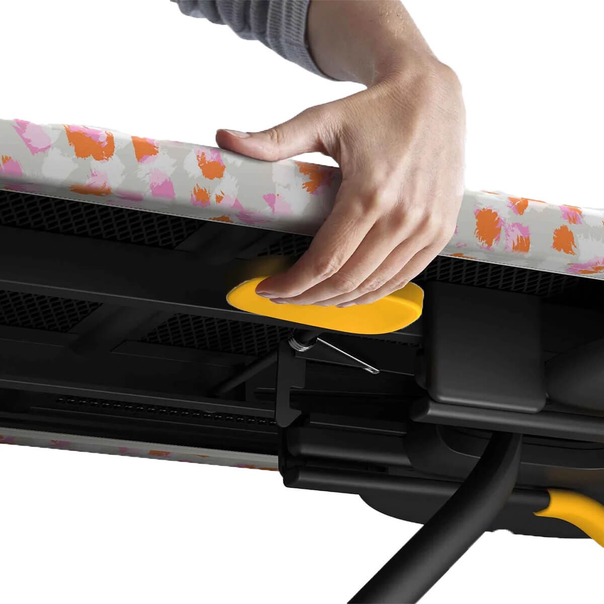 Joseph Joseph Glide Max ironing board - peach blossom pattern, retractable steam iron rest - 50029