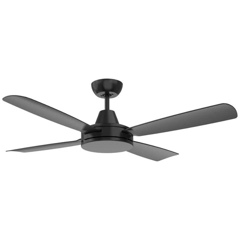 Mercator Nemoi Lite 122cm DC Ceiling Fan - Black, 6-Speed Remote, 1H/4H/8H Timer - FC700124BK