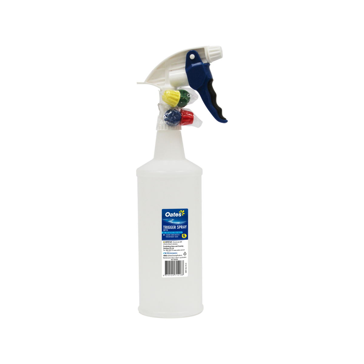 Oates 1L Spray Trigger Bottle - Heavy-Duty Design - High Output Nozzle - SuperSaverAU - view 1