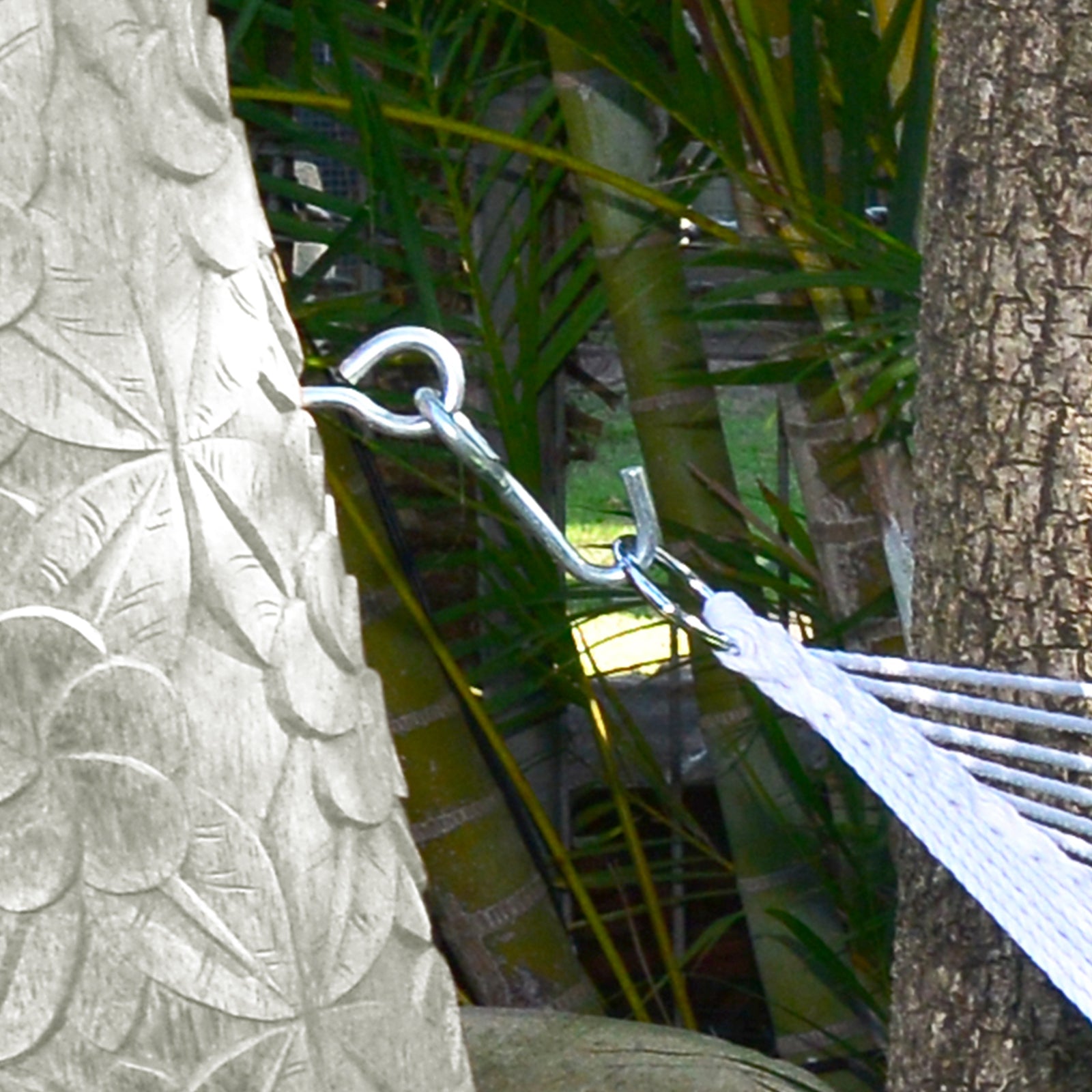 Two Trees Permanent Hammock Hanging Hooks 2 Pack Zinc Plated Steel