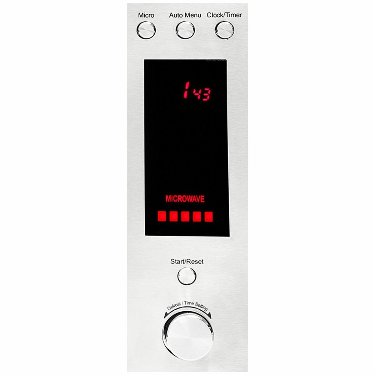 Artusi 31L microwave oven - 900W, stainless steel door and interior, 6 auto cook menus - AMO31TK
