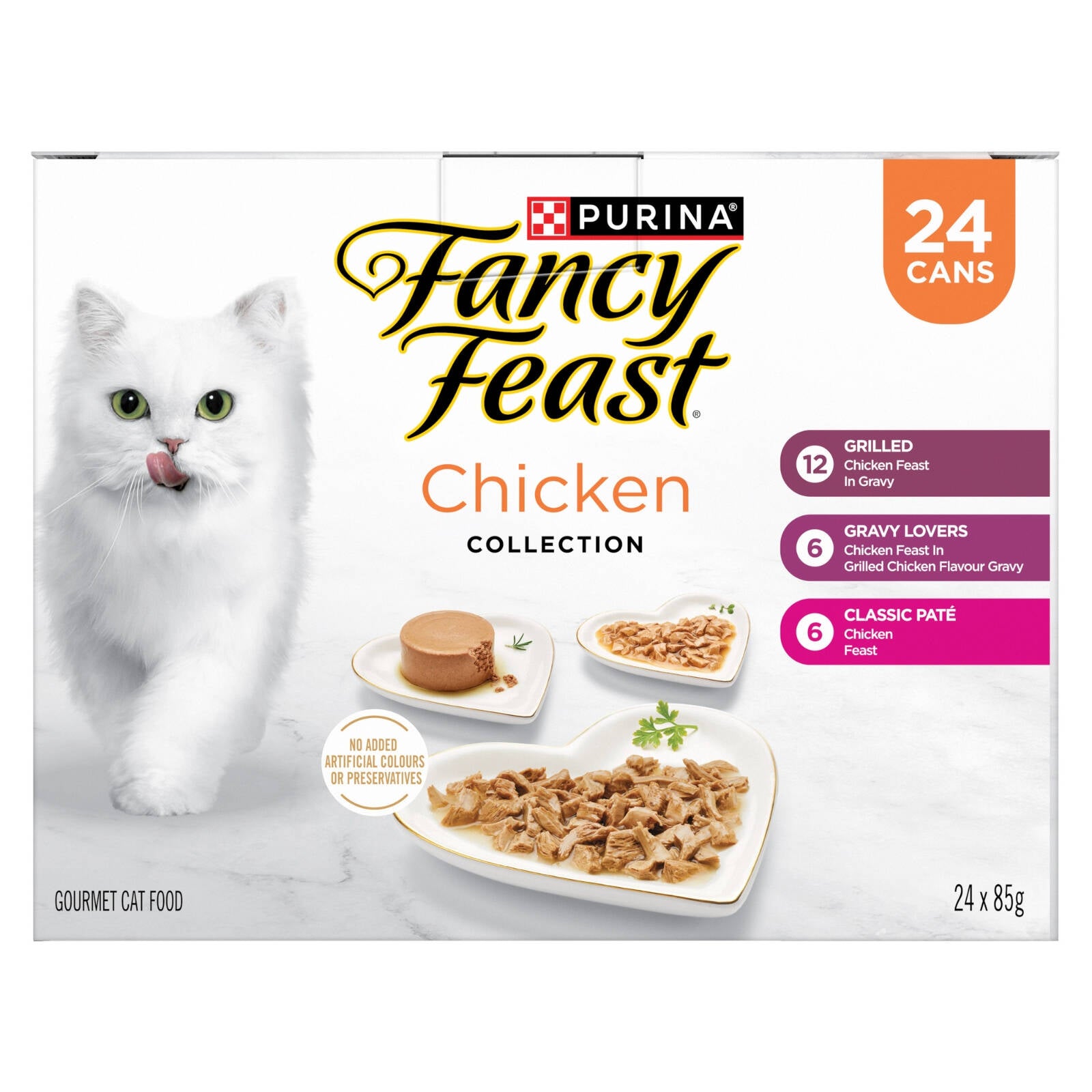 Fancy Feast Chicken Collection Wet Cat Food 85g - 24 Pack