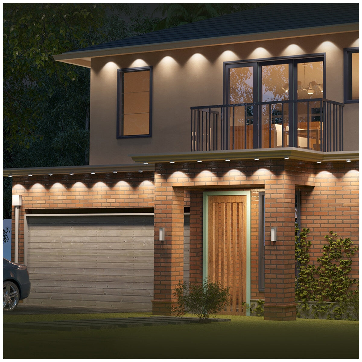 Govee 45m Permanent Outdoor Lights - RGBIC, IP67 Waterproof, Smart Control - SuperSaverAU - view 2