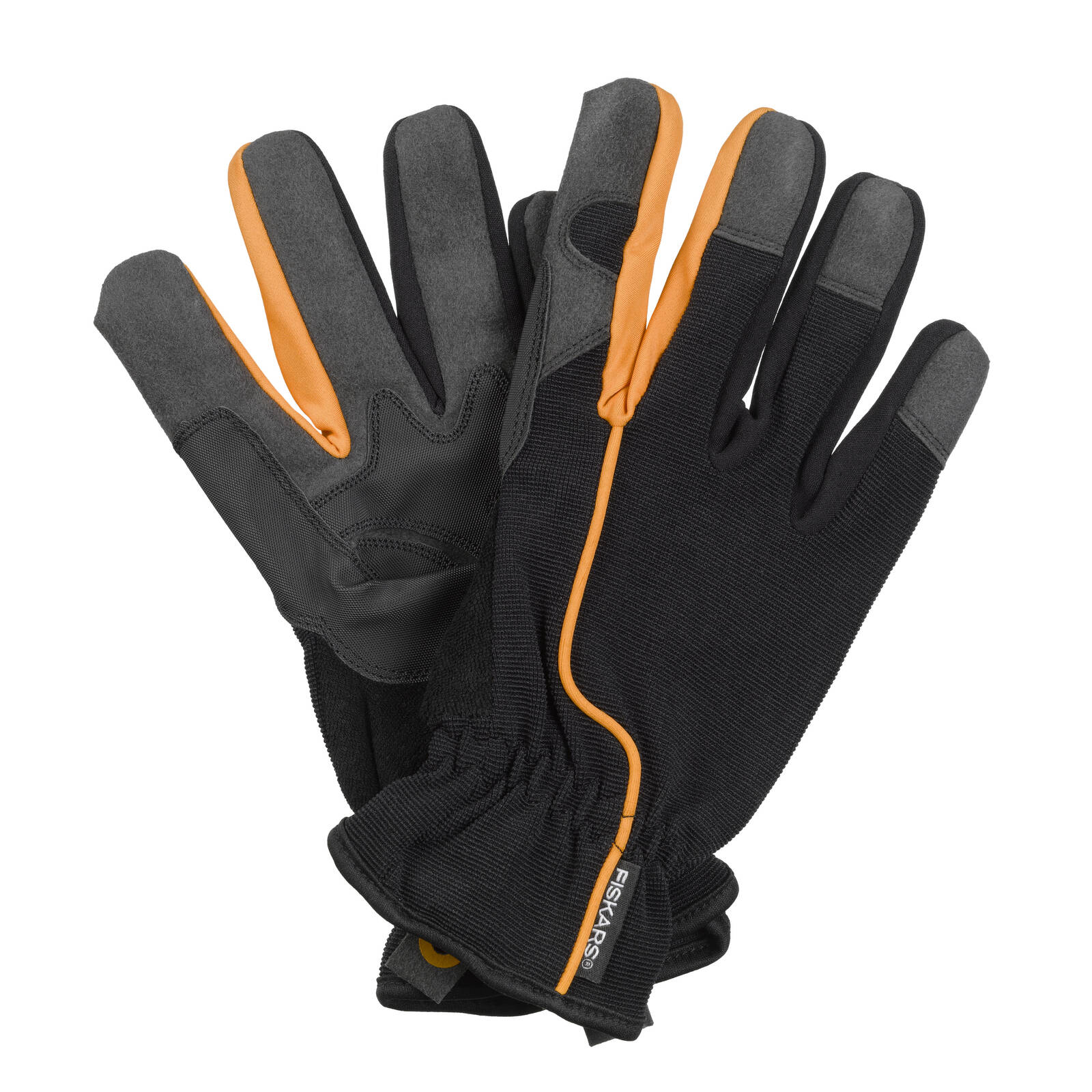 Fiskars Size 8 Garden Work Gloves with Non-Slip Grip