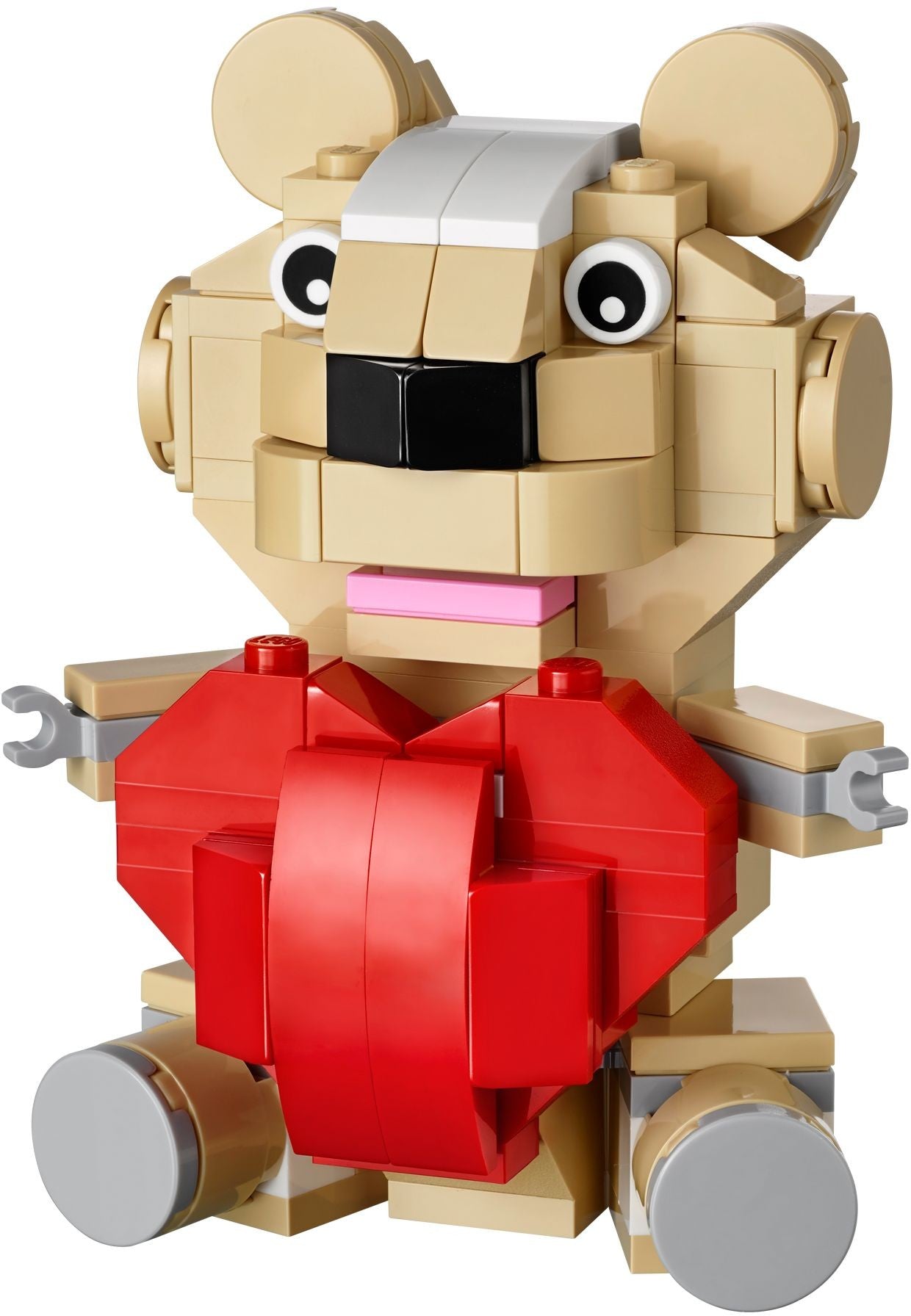 LEGO 40085 Valentine Bear - Buildable Teddy with Heart - SuperSaverAU - view 4