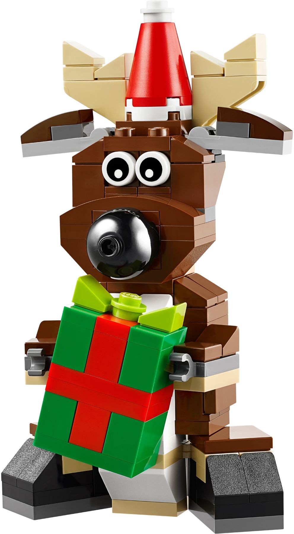 LEGO 40092 Reindeer Holiday Gift Figure - Posable with Elf Hat - SuperSaverAU - view 3