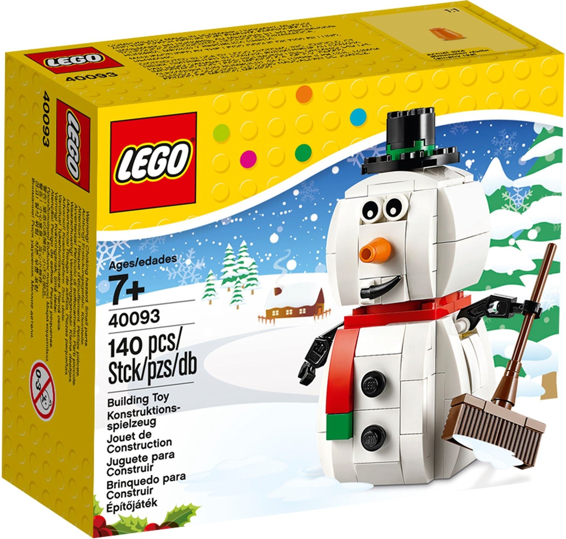 LEGO 40093 Snowman - Festive Holiday Buildable Figure - SuperSaverAU - view 1