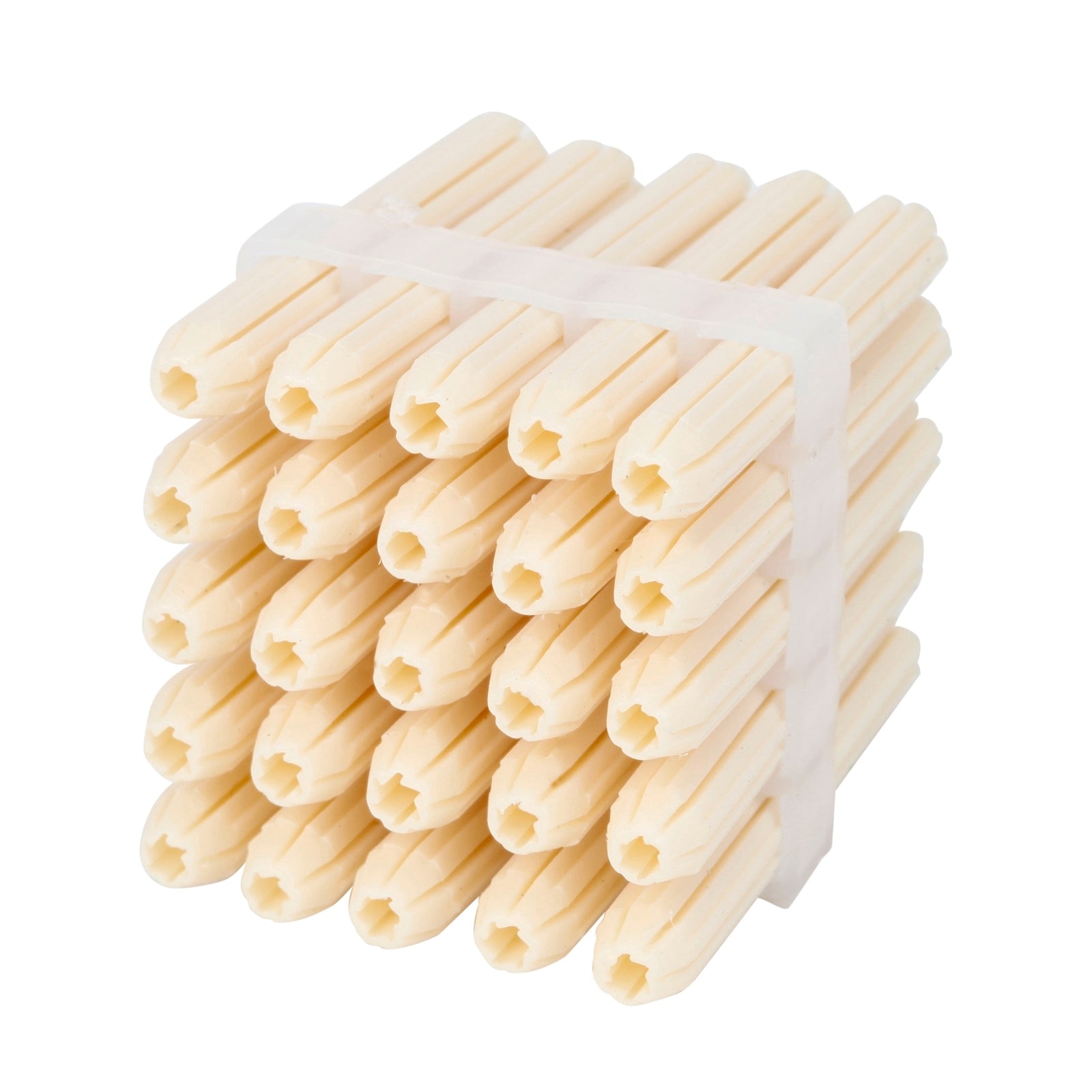 Ramset 5 x 35mm White Plastic Frame Wall Plugs - 25 Pack
