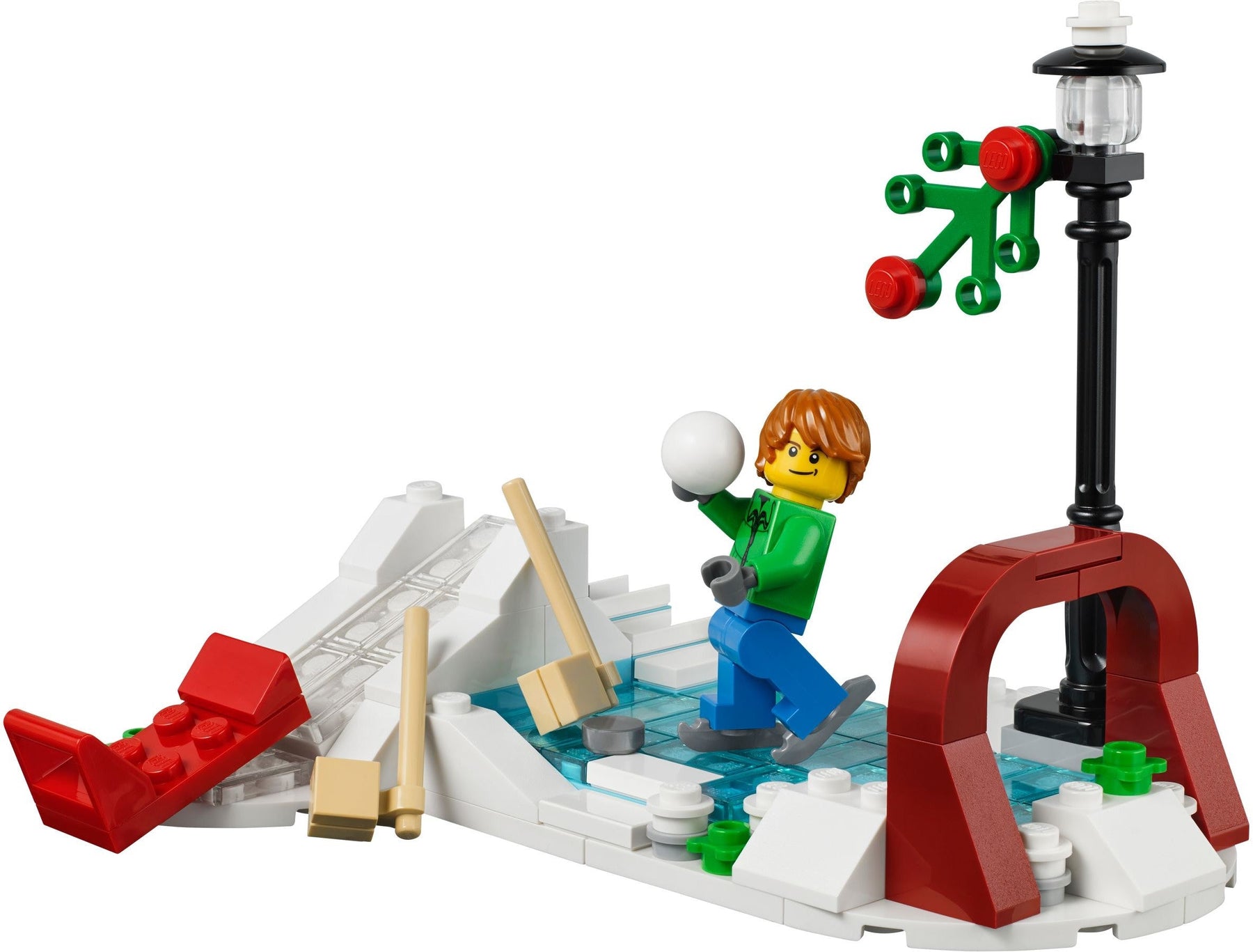 LEGO 40107 Winter Skating Scene Holiday Set - SuperSaverAU - view 3