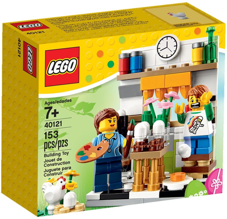 LEGO 40121 Easter Egg Painting Kit - SuperSaverAU - view 2