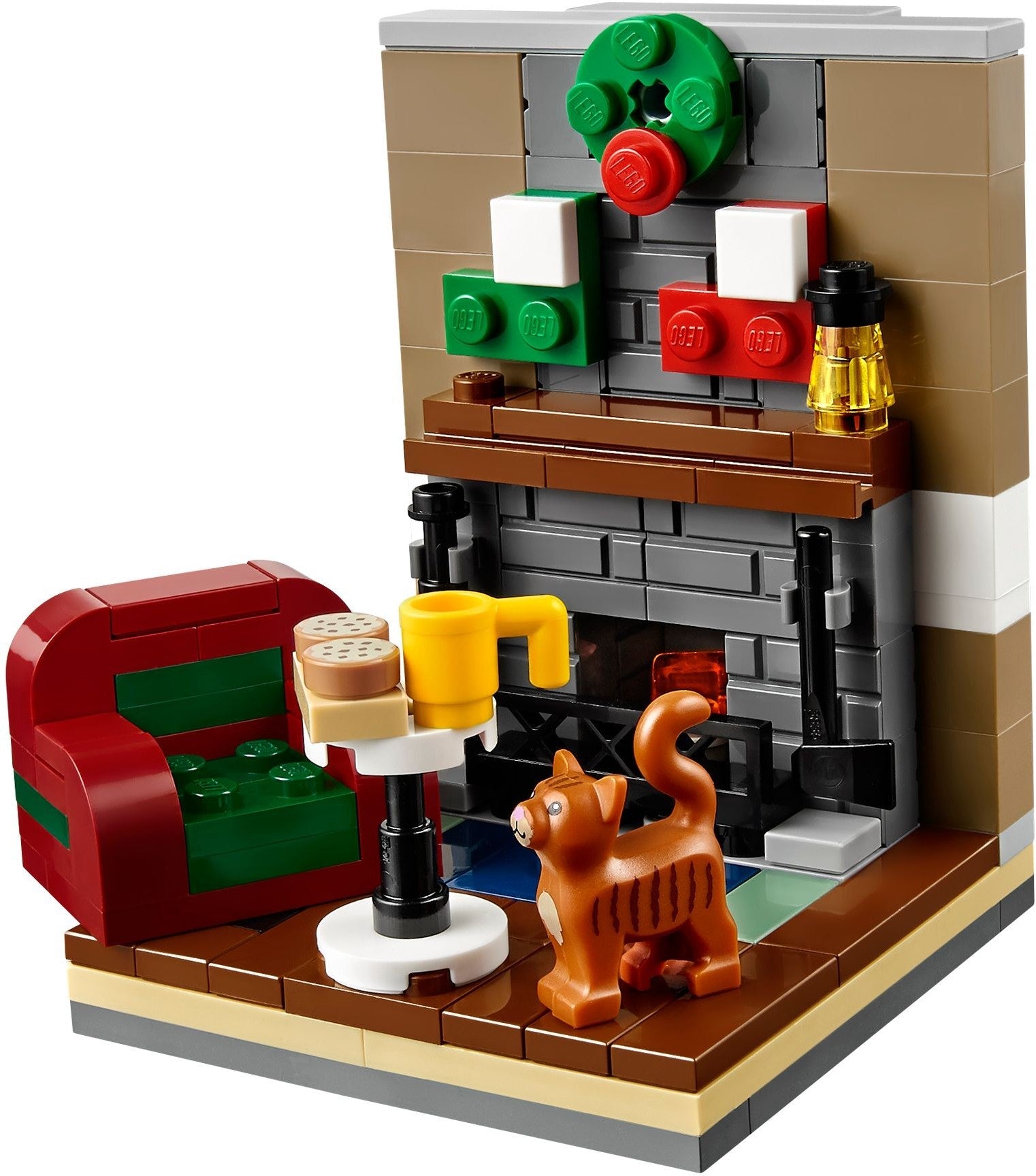 LEGO 40125 Santa's Visit Christmas Living Room Set - SuperSaverAU - view 2