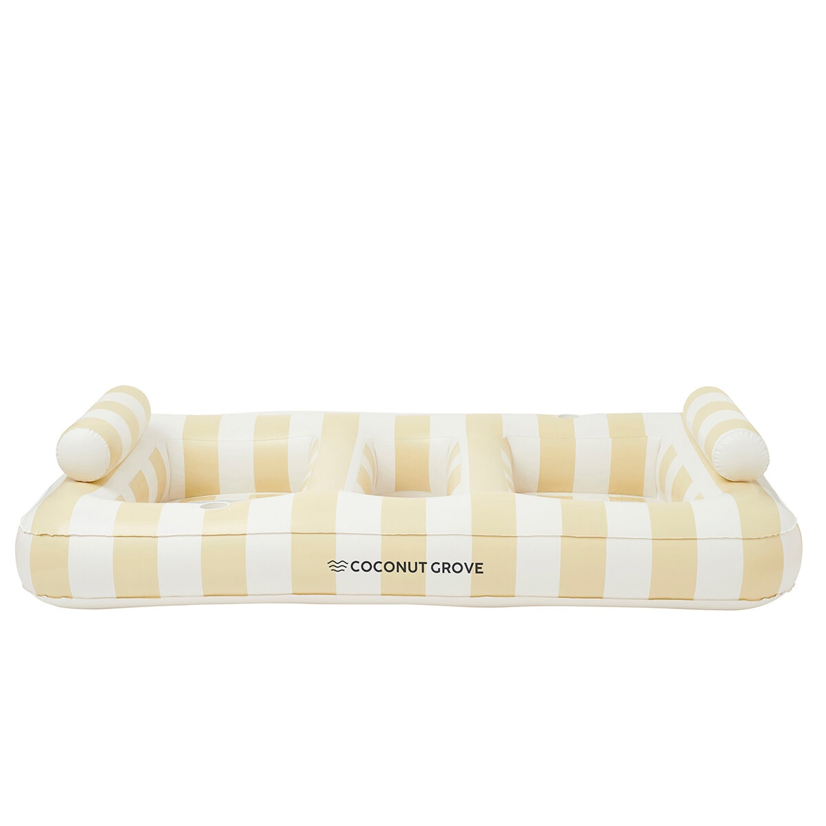 Coconut Grove Luxe Twin Hammock Float Mango, 2200mm, PVC, 160kg Capacity, Cup Holders - SuperSaverAU - view 2