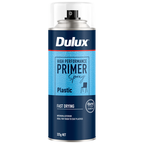 Dulux 300g Plastic Primer Spray Paint, Base Coat for Plastic Surfaces