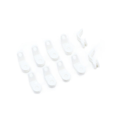 Windoware Standard Plastic Curtain Track Glider - Ivory, 10 Pack