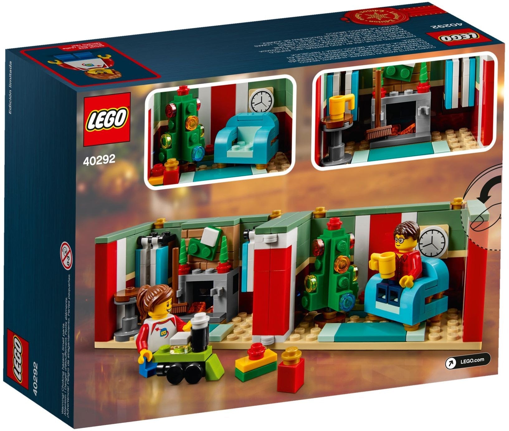 LEGO 40292 Christmas Gift Box Buildable Holiday Decoration - SuperSaverAU - view 2