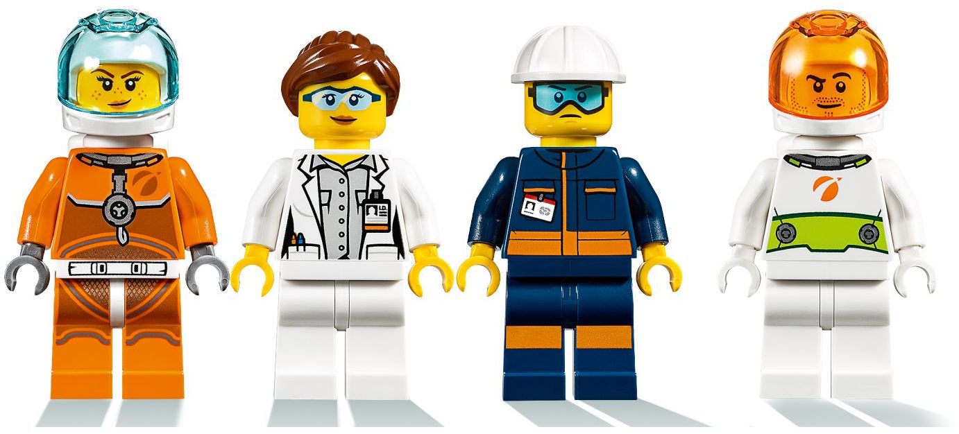 LEGO 40345 Mars Exploration Minifigures & Space Lab - SuperSaverAU - view 2