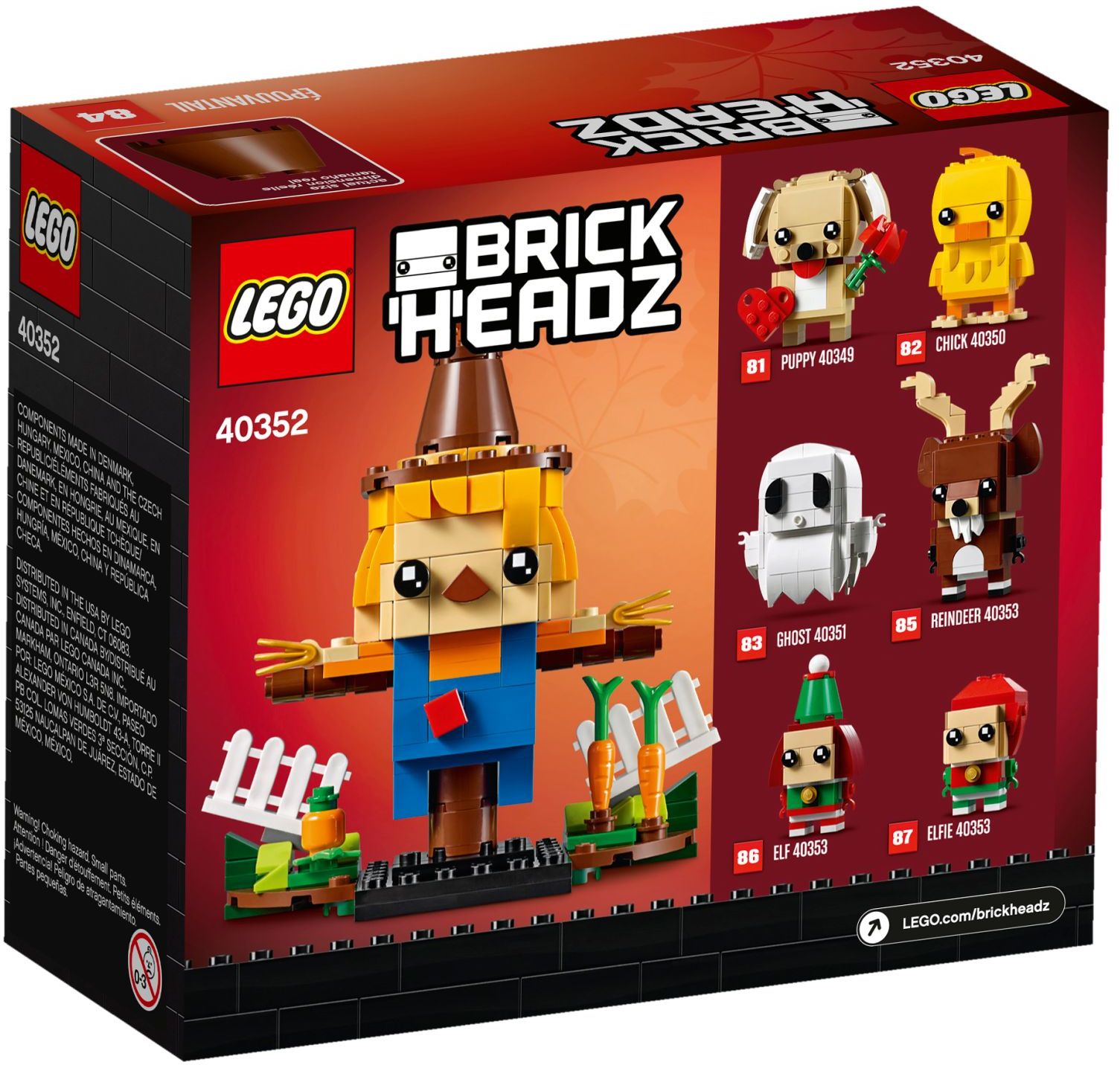 LEGO 40352 BrickHeadz Scarecrow Thanksgiving - Auzzi Store