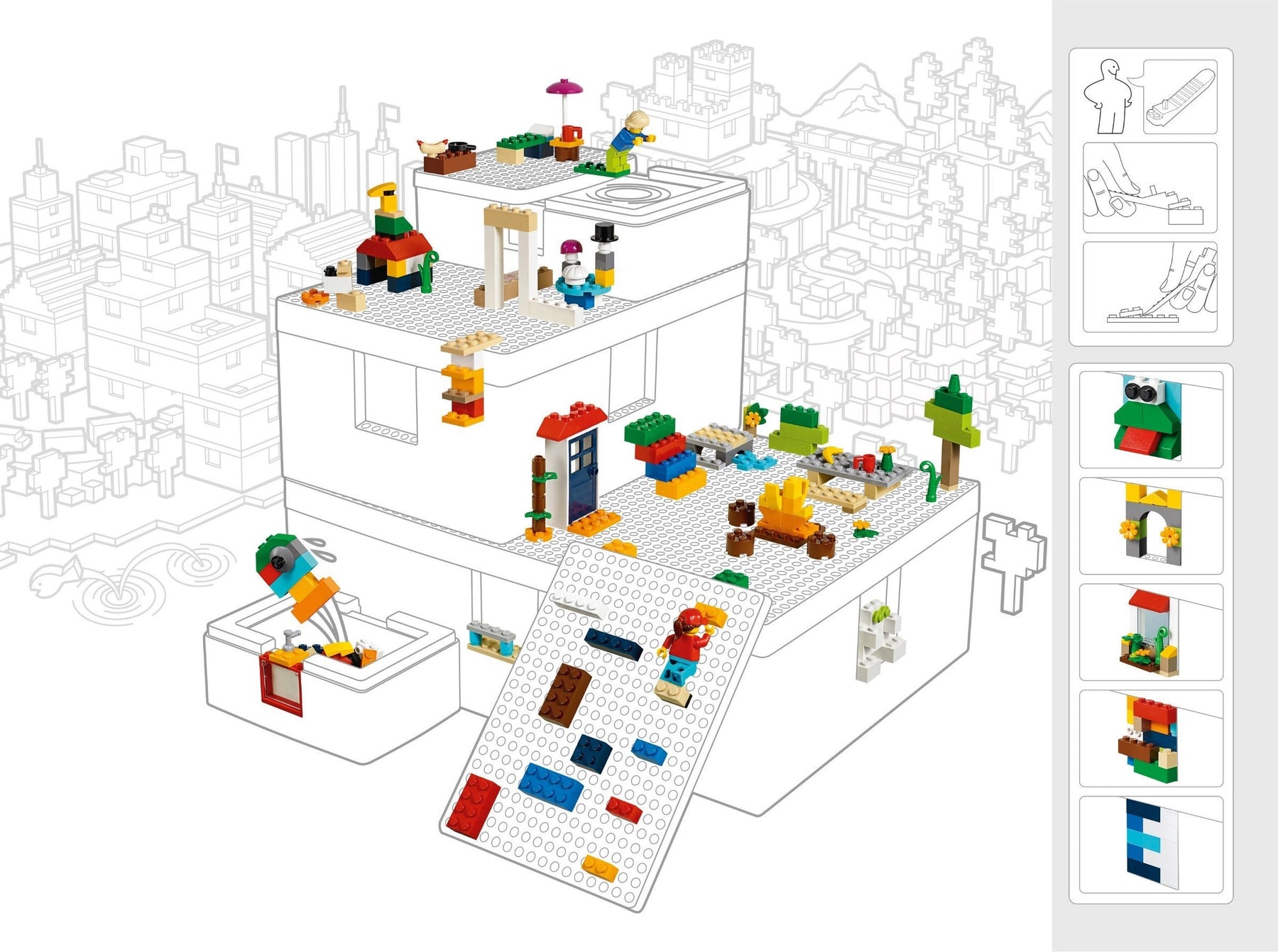 LEGO 40357 BYGGLEK Inspirataterialional M - SuperSaverAU - view 2