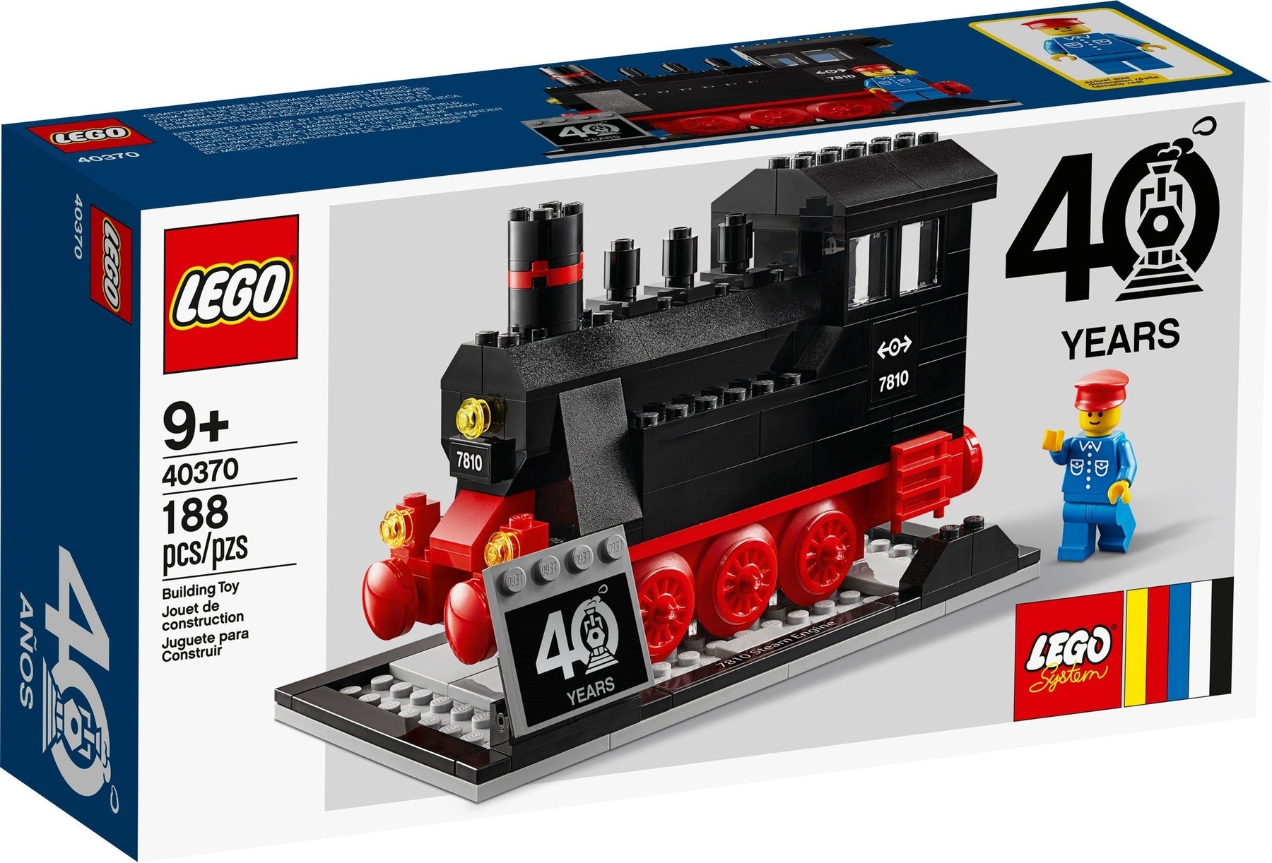 LEGO 40370 Train 40th Anniversary Set - SuperSaverAU - view 1