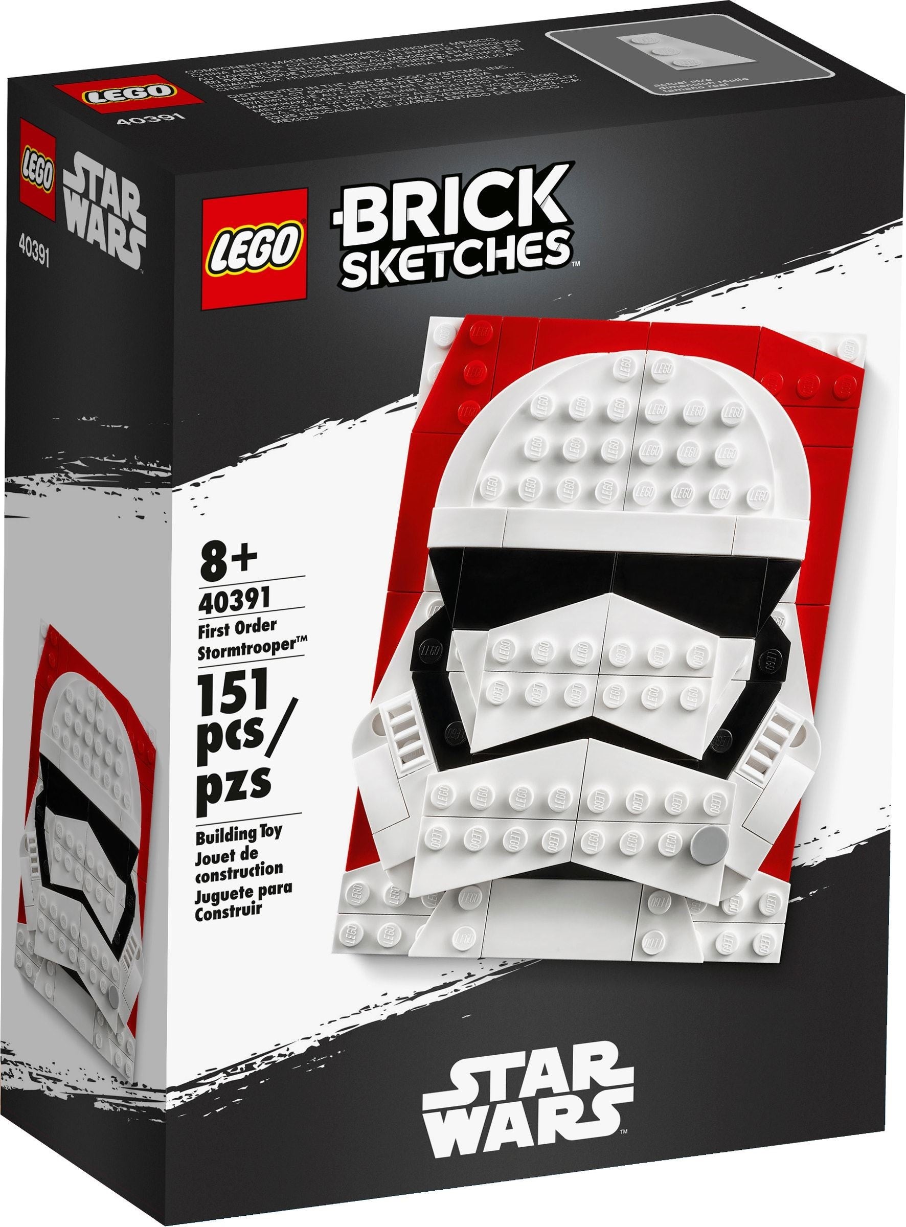 LEGO 40391 First Order Stormtrooper Brick Sketches - SuperSaverAU - view 1