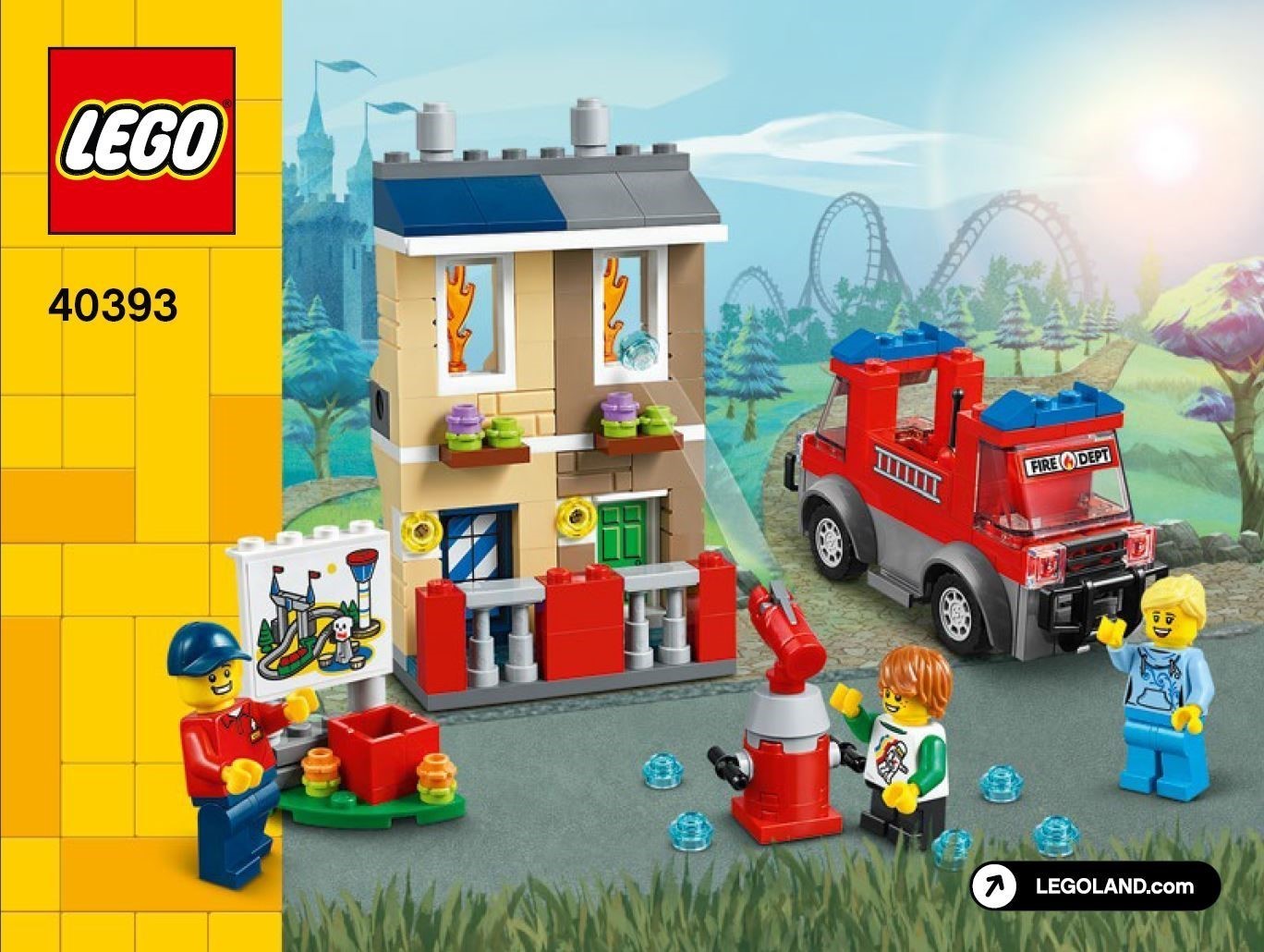 LEGO 40393 LEGOLAND Fire Academy Playset Building Kit - SuperSaverAU - view 1