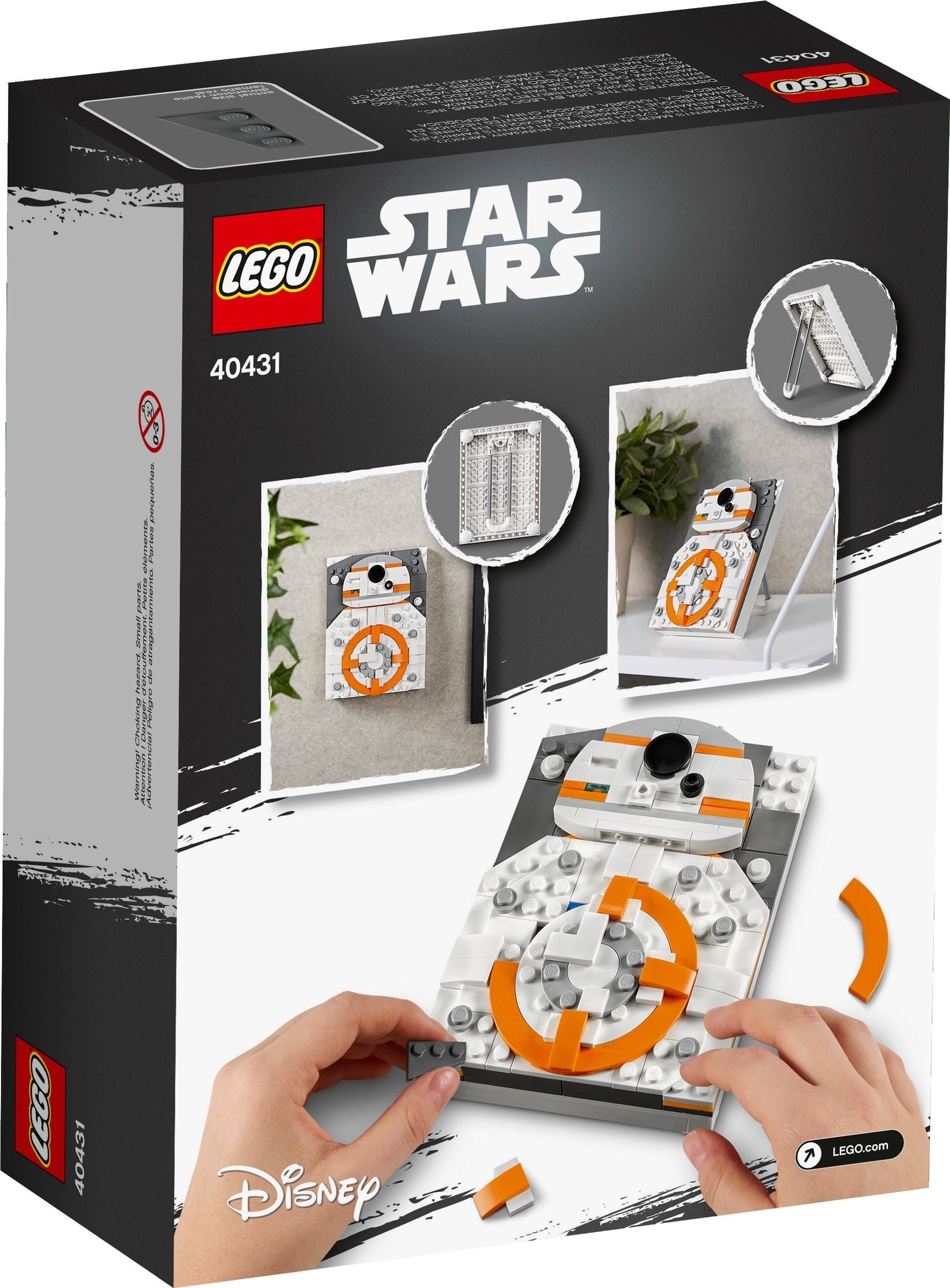 LEGO 40431 BB-8 Brick Sketches Set - Buildable 3D Art - SuperSaverAU - view 4
