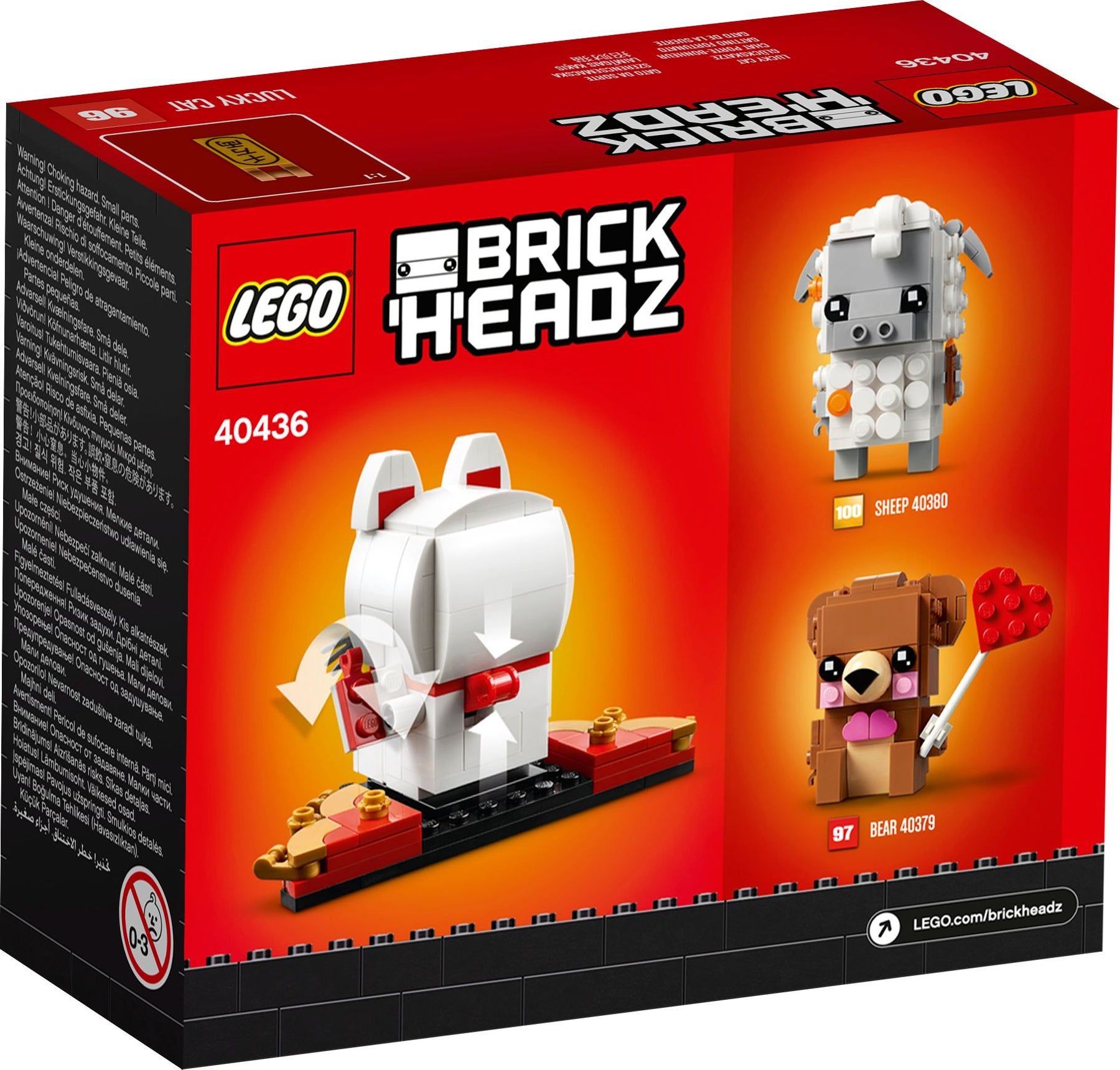 LEGO 40436 BrickHeadz Series Lucky Cat 2021- Auzzi Store