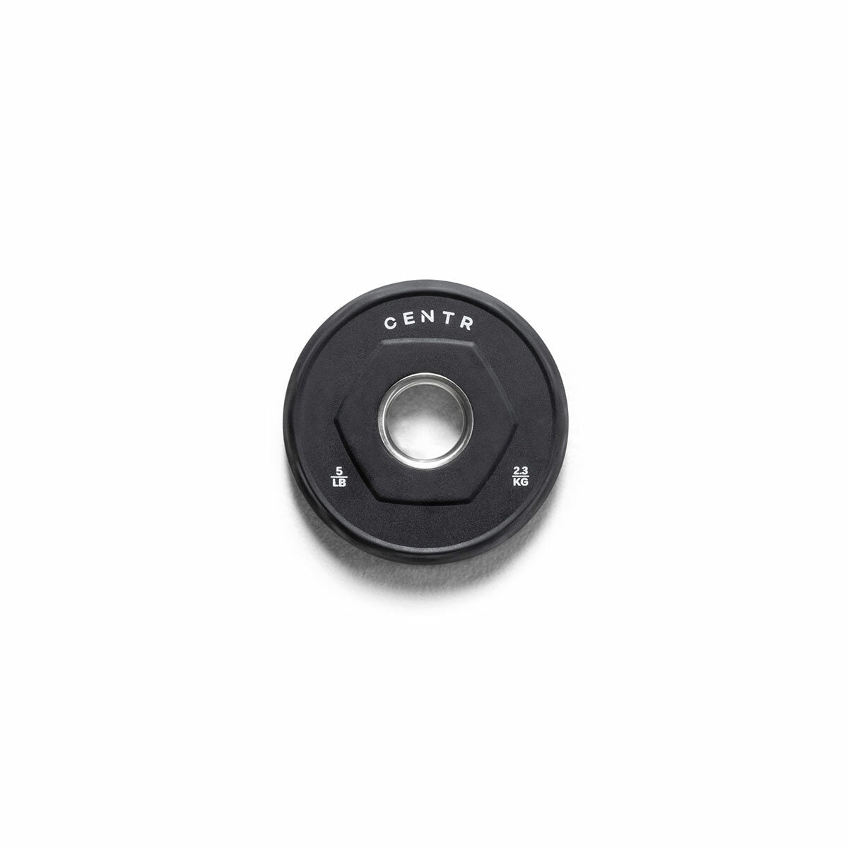 Centr 136kg Rubber Olympic Weight Set With Bar