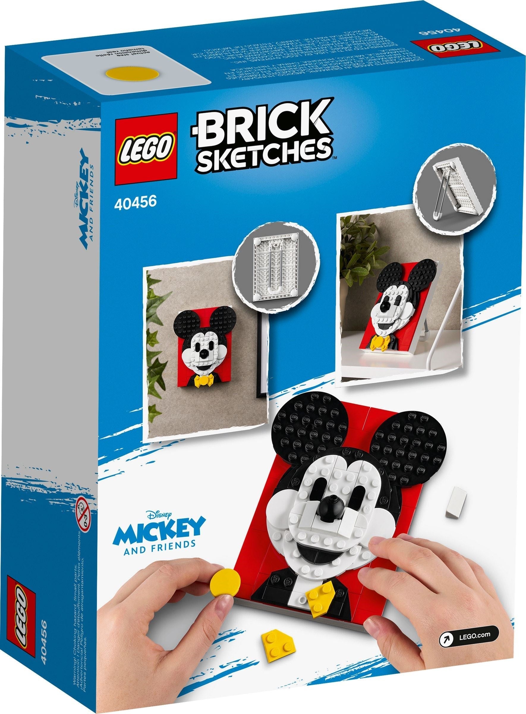 LEGO 40456 Mickey Mouse Brick Sketches Portrait - SuperSaverAU - view 2