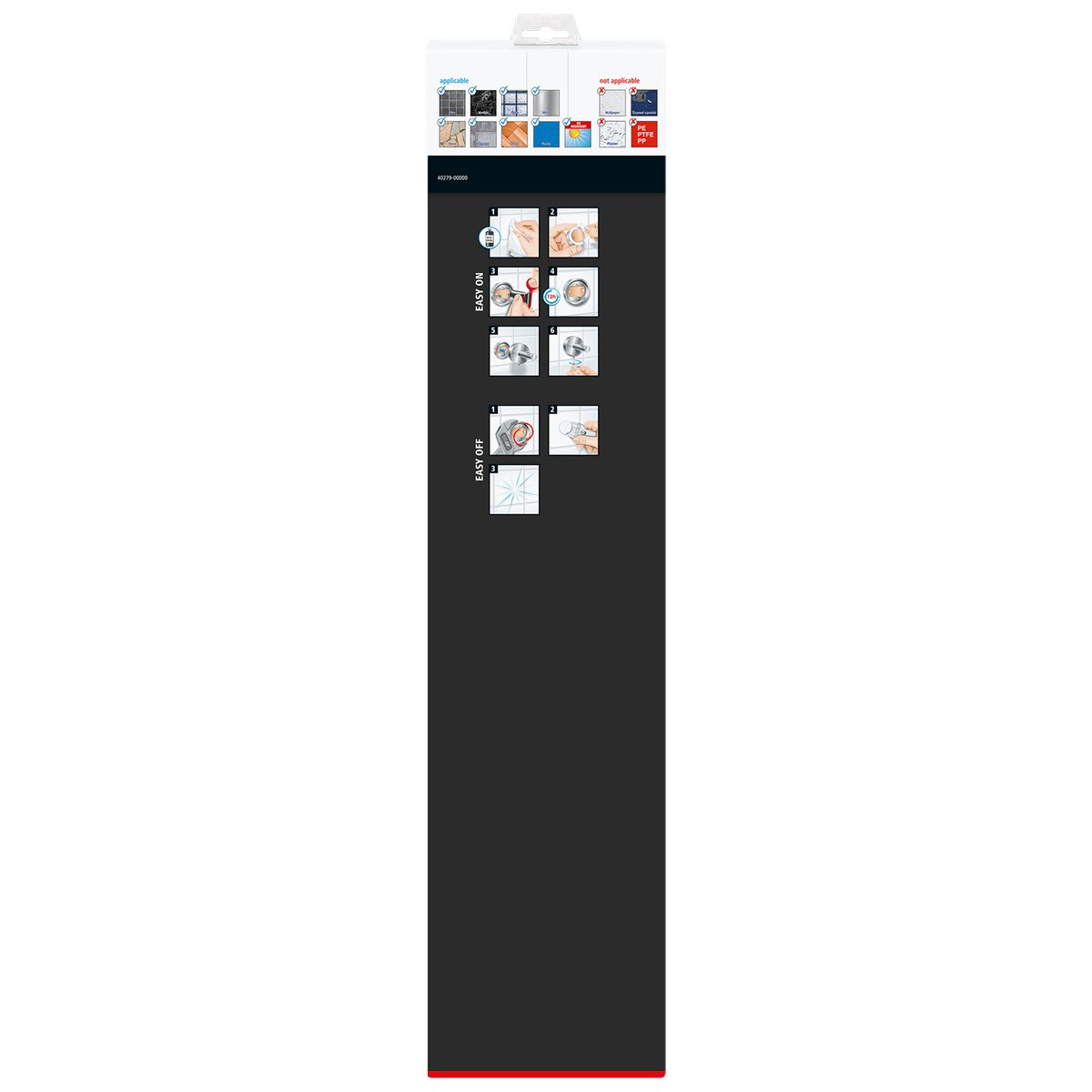 Tesa Loxx Double Bath Towel Rail - 160mm x 700mm - Chrome - SuperSaverAU - view 3